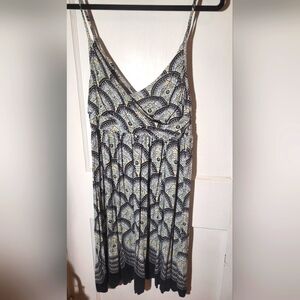 Elle Art Deco Patterned Summer Tank Dress